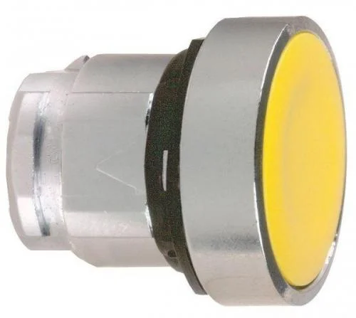 Фото головка кнопки 22мм с подсветкой желт. sche zb4ba5 Schneider Electric