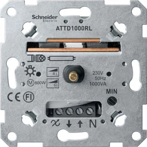 Фото механизм светорегулятора поворотного сп merten artec с индикатор. нагрузки 1000в.а sche mtn5135-0000 Schneider Electric