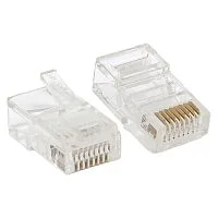 Фото коннектор rj-45 teracom неэкранированный 8p8c cat.5e универсальный (упак.50шт)