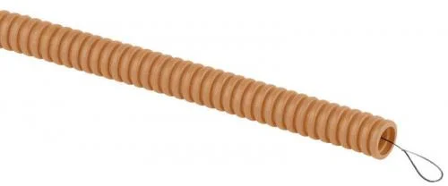 Фото труба гофрированная легкая пвх d16мм с протяжкой сосна (уп.25м) эра б0043211 Эра