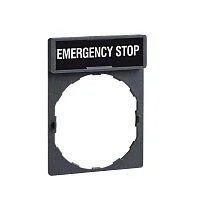 Фото этикетка "emergency stop" sche zby2330