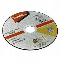 Фото диск абразивный отрезной для нержавеющей стали плоский a60t 125х1.2х22.23 makita d-25557