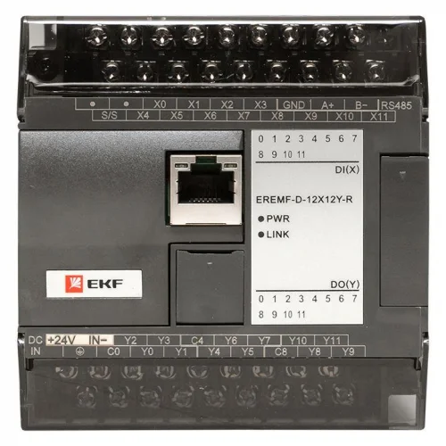 Фото модуль дискретного ввода/вывода eremf 12/12 pro-logic ekf eremf-d-12x12y-r EKF фото 8
