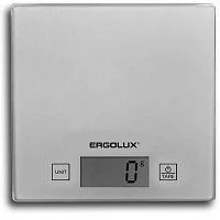 Фото весы кухонные elx-sk01-с03 до 5кг 150х150мм сер. ergolux 13429