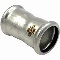 Фото муфта сталь нерж aisi 316l дн 18 пресс ру16 inoxpres rm 183018000
