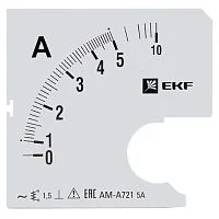 Фото шкала сменная для a721 5/5а-1,5 ekf proxima