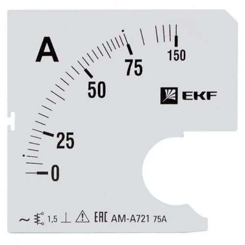 Фото шкала сменная для a721 75/5а-1.5 proxima ekf s-a721-75 EKF