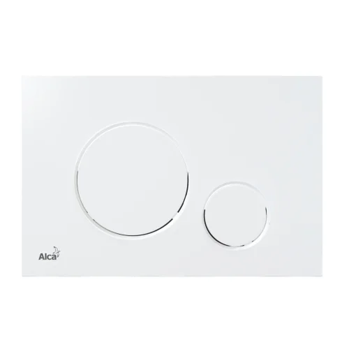 Фото кнопка для инсталляции белая глянцевая alca plast m670 Alca Plast