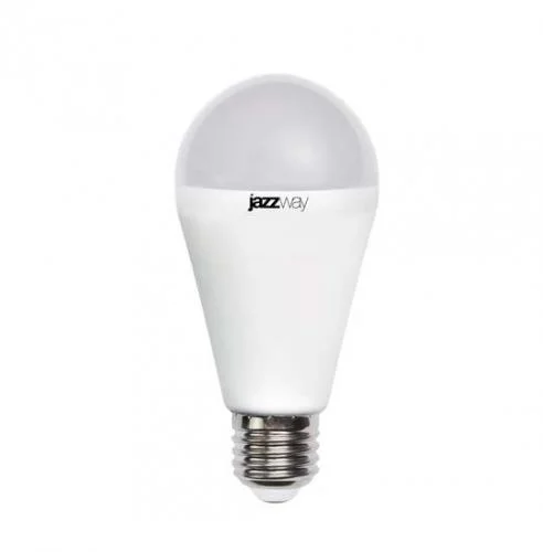 Фото лампа светодиодная pled-sp a60 15вт грушевидная 5000к холод. бел. e27 1530лм 230в jazzway 2853035 JazzWay