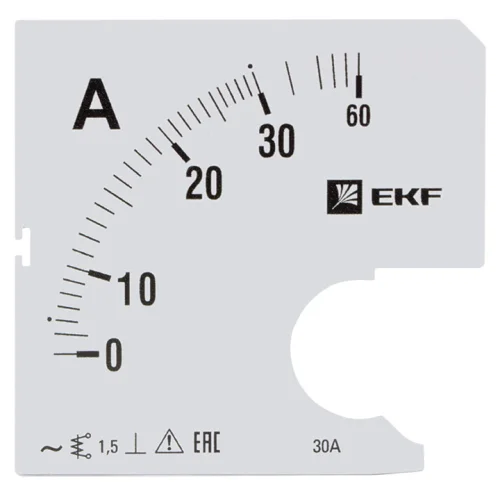 Фото шкала сменная для a961 30/5а-1,5 ekf proxima EKF