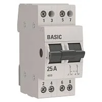 Фото трехпозиционный переключатель 2p 25а basic