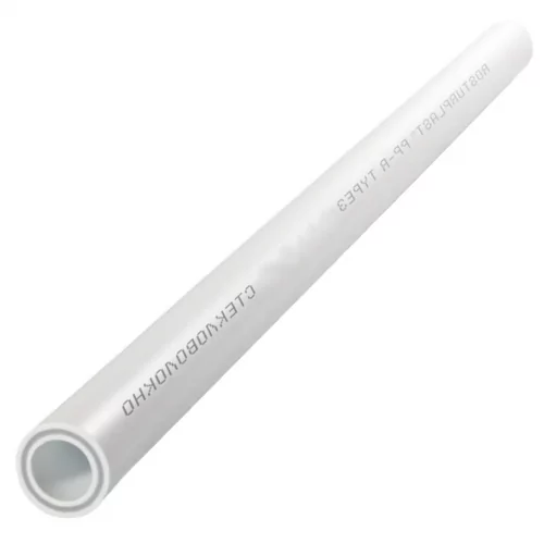 Фото труба pp-rgf белая арм стекловолокном дн 20х2,8 ру20 sdr7,4 т<95с l=2м rtp (ростурпласт) 10328 