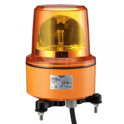 Фото лампа-маячок вращ. 230в ac оранж. sche xvr13m05l Schneider Electric