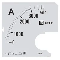 Фото шкала сменная для a961 3000/5а-1,5 ekf proxima