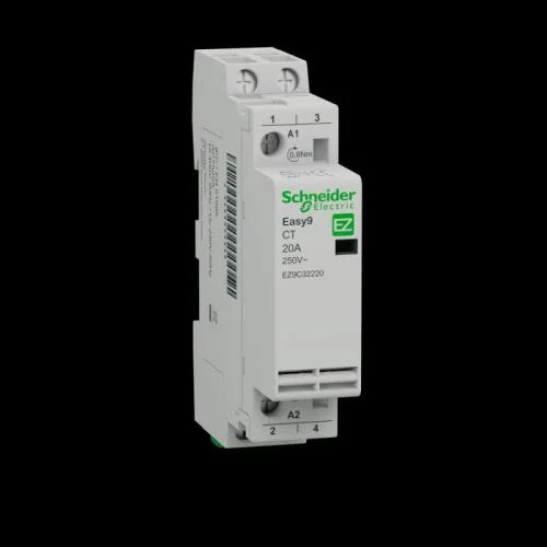 Фото контактор модульный easy9 ct 20а 2но 230/250в ac 50гц sche ez9c32220 Schneider Electric