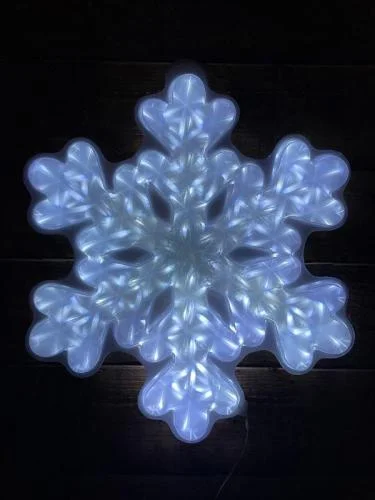 Фото фигура светодиодная "снежинка" 48led 220в ip44 эра б0041936 Эра