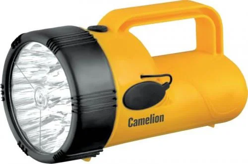 Фото фонарь 19led 29314 (аккум. 220в желт.; 4в 2.3а-ч) camelion 10471 Camelion