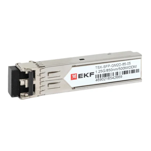 Фото sfp модуль 1,25 гбит двойное многомодовое оптоволокно 850нм дальность 500м tsx ekf EKF