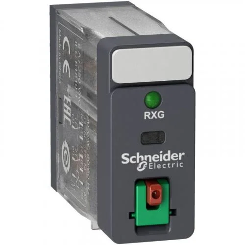 Фото реле промежуточное 5а 2со~220в кнопка+led sche rxg22m7 Schneider Electric