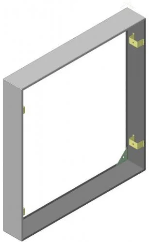 Фото кожух для навесной установки щэ (1006х956х140) basic ekf mb08-k-bas EKF