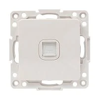 Фото стокгольм механизм розетки rj-45 1-местной белый ekf proxima