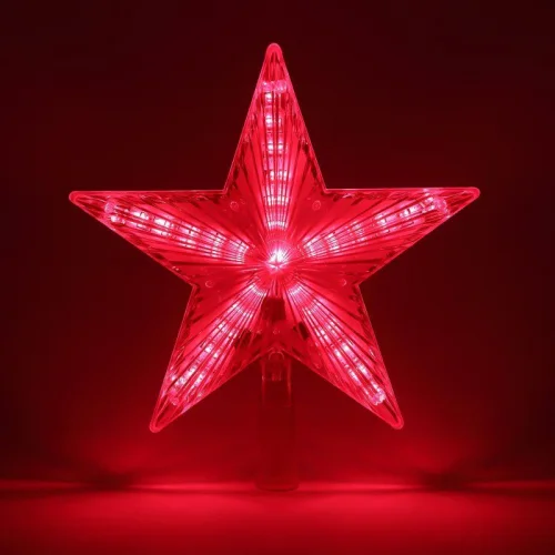 Фото фигура светодиодная "елочная верхушка звезда" engev-02 21см 220в эра б0056008 Эра