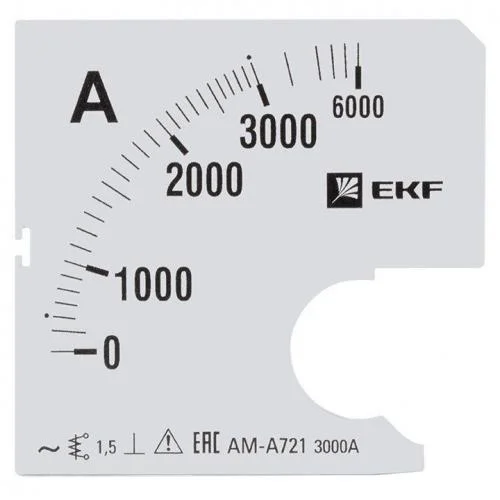 Фото шкала сменная для a721 3000/5а-1.5 proxima ekf s-a721-3000 EKF