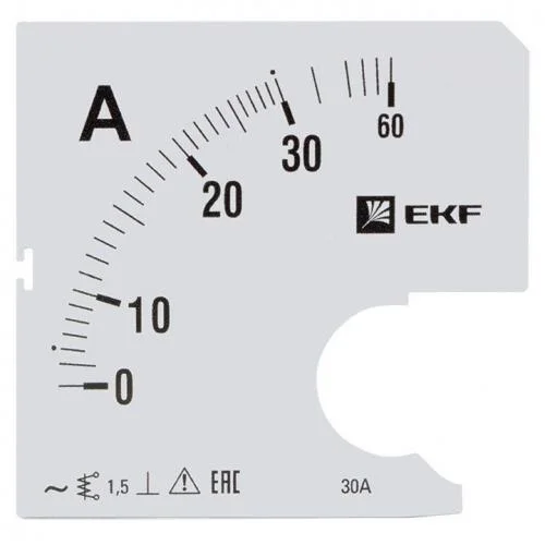 Фото шкала сменная для a961 30/5а-1.5 proxima ekf s-a961-30 EKF