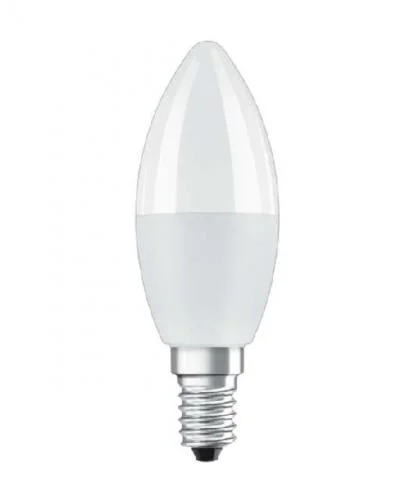 Фото лампа светодиодная led star+ dim с пультом b 40 5.5w/827 свеча 5.5вт 2700к тепл. бел. e14 470лм 220-240в мат. пласт. osram 4058075144309 LEDVANCE