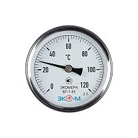 Фото термометр биметаллический накладной дк63 120с бт-1-63 экомера бт-1-63-120с