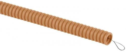 Фото труба гофрированная легкая пвх d20мм с протяжкой сосна (уп.25м) эра б0043212 Эра