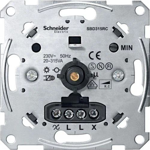 Фото механизм светорегулятора сп поворотный merten емк. нагр. 315вт sche mtn5136-0000 Schneider Electric
