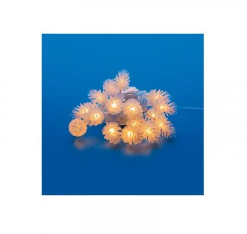 Фото гирлянда led "шишки" uld-s0500-050/dta warm white ip20 pine cones 5м 50 диодов тепл. бел. свет провод прозр. uniel ul-00007192 Uniel