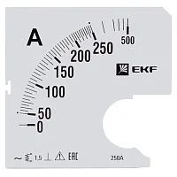 Фото шкала сменная для a961 250/5а-1,5 ekf proxima