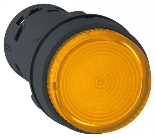 Фото кнопка с подсветкой пружинный возврат 1но светодиод. оранж. sche xb7nw35m1 Schneider Electric