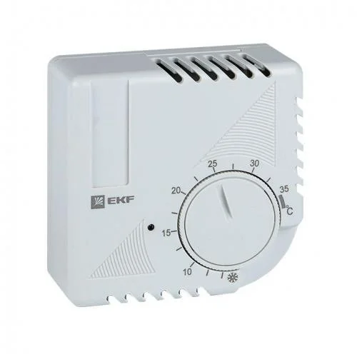 Фото термостат no/nc (охлаждение/обогрев) накладной 16а 230в ip20 proxima ekf thermo-no-nc-wall EKF