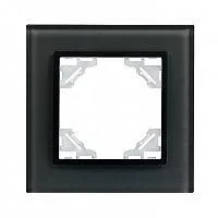 Фото рамка 1-м минск стеклянная черн. basic ekf erm-g-401-70