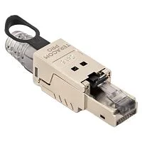 Фото коннектор teracom pro полевой заделки rj-45 (8p8c) экранированный stp для кабеля cat.6a