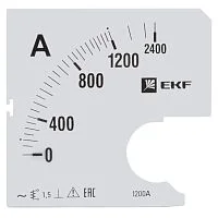 Фото шкала сменная для a721 1200/5а-1,5 ekf proxima