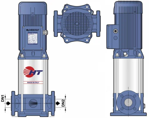 Фото поверхностный насос pedrollo ht 30/8 Pedrollo фото 4