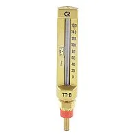 Фото термометр жидкостной виброустойчивый прямой 160с l=50мм g1/2" тт-в-150 150/50 росма 00000002839