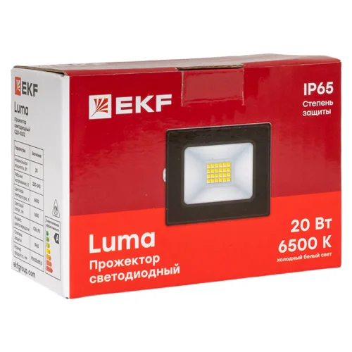Прожектор светодиодный СДО-3002 20Вт 6500К IP65 EKF Basic фото 8 Фото прожектор светодиодный сдо-3002 20вт 6500к ip65 ekf basic EKF фото 8