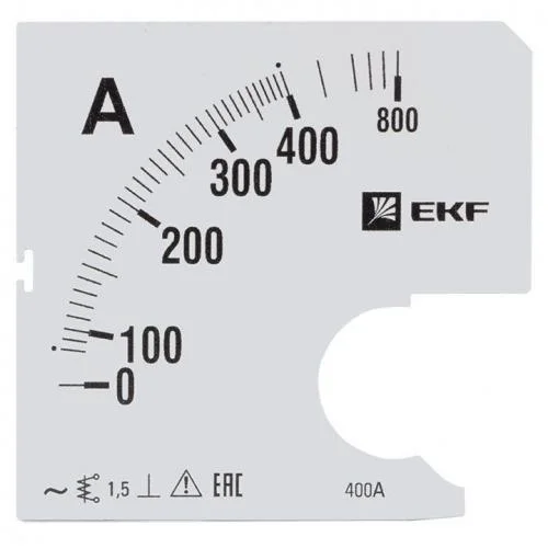 Фото шкала сменная для a961 400/5а-1.5 proxima ekf s-a961-400 EKF