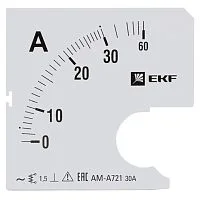 Фото шкала сменная для a721 30/5а-1,5 ekf proxima