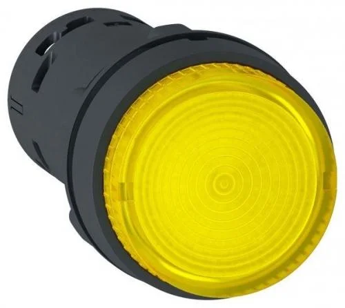 Фото кнопка 22мм 230в желт. с подсветкой sche xb7nw38m1 Schneider Electric