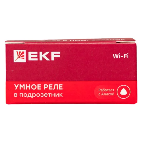 Фото умное реле в подрозетник 2-канальное wi-fi ekf connect EKF фото 11