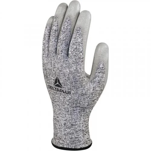Фото перчатки антипорезные с полиуретановым покрытием vecutd08 размер 10 (уп.3шт) delta plus vecutd08grg310 Delta Plus