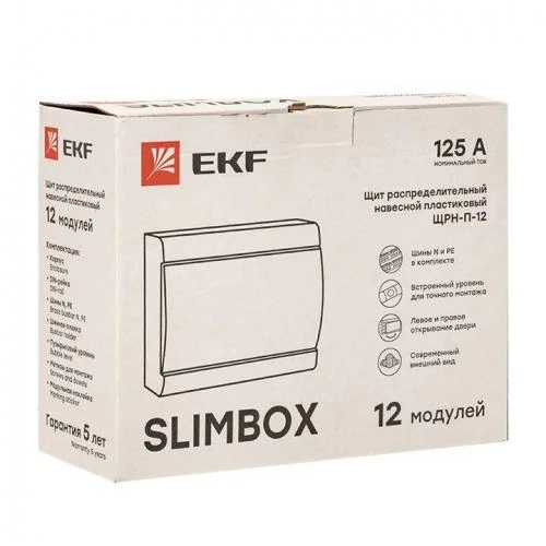 Фото щит щрн-п-12 "slimbox" ip41 бел. дверца proxima ekf sb-n-12w EKF фото 3