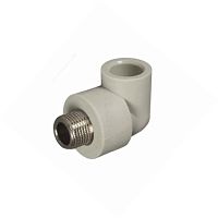 Фото угольник pp-r комбинированный серый нр дн 32х1/2" rtp (ростурпласт) 11054