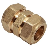 Фото муфта латунь дн 22 обжим r560 giacomini r560y009
